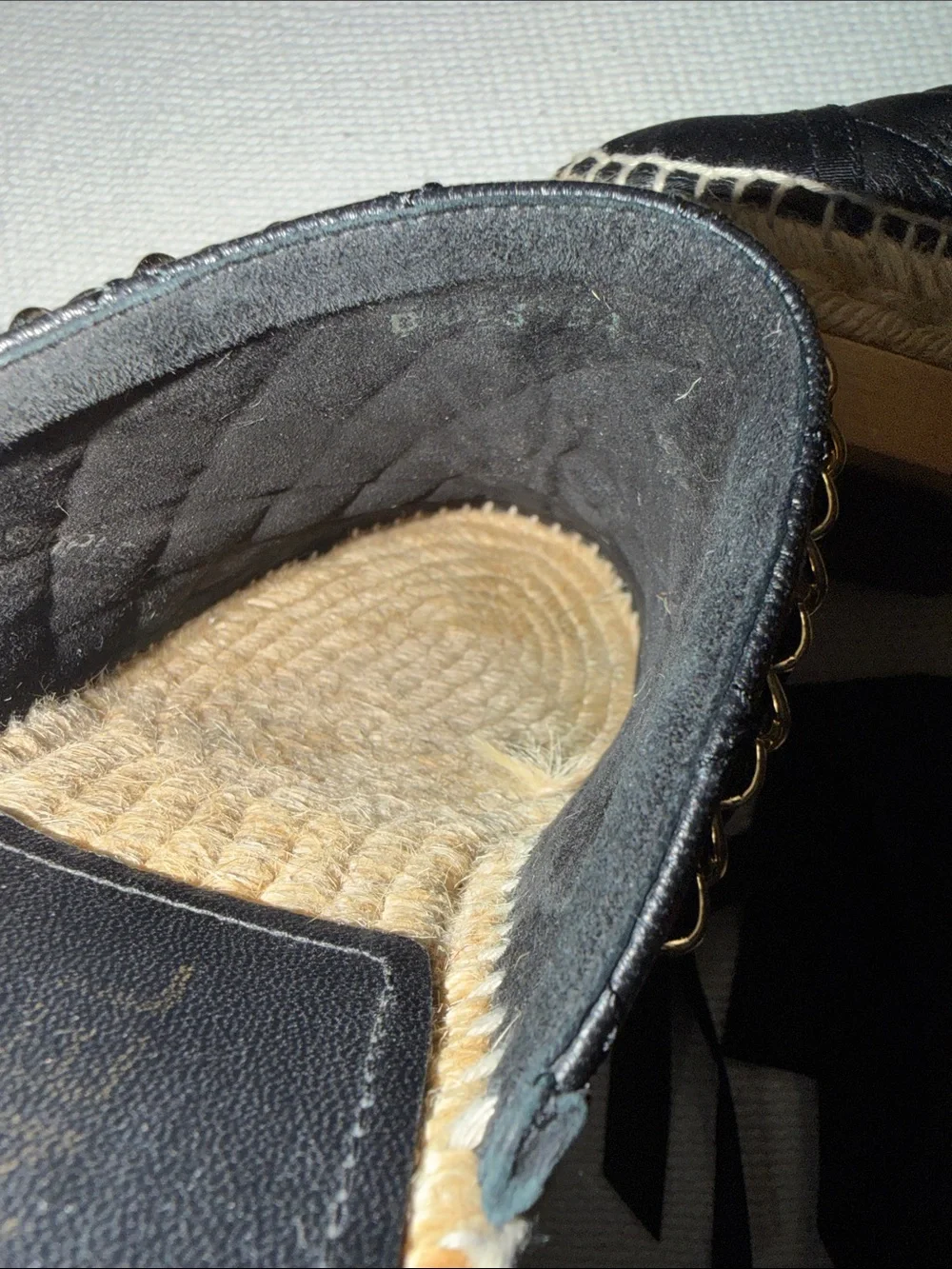 CHANEL woven mules size
